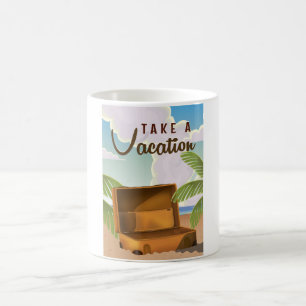 Machen Sie eine Reise Vintage-Reiseposter Tasse