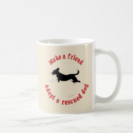 Machen Sie einen Freund - Köter Tasse
