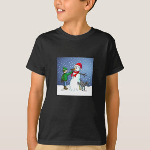 Machen Sie einen Snowman T-Shirt