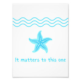 Machen Sie einen Unterschied, Sternengeschichte. Fotodruck