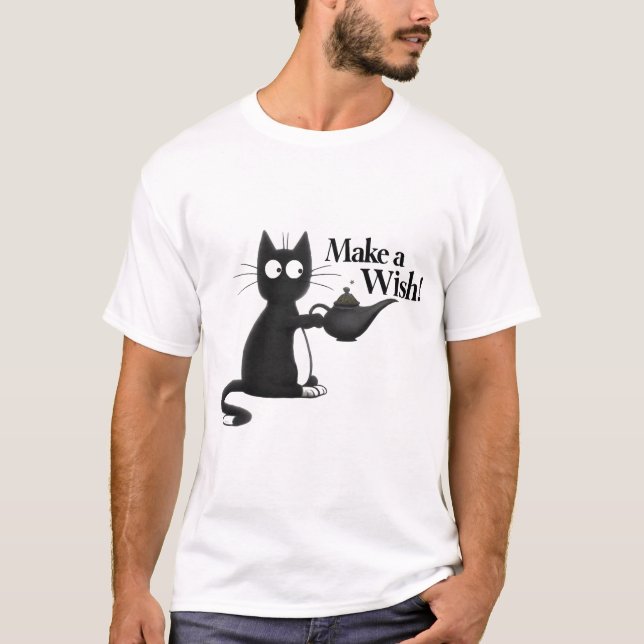 Machen Sie einen Wunsch (Aladdin's Magical Lamp) T-Shirt (Vorderseite)
