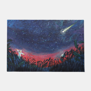 Machen Sie einen Wunsch auf einer Shooting Star Il Fußmatte