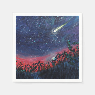 Machen Sie einen Wunsch auf einer Shooting Star Il Serviette