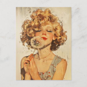 Machen Sie einen Wunschleuchter Postkarte