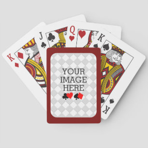 Machen Sie einfach Ihren eigenen Jumbo-Index-Deck Spielkarten