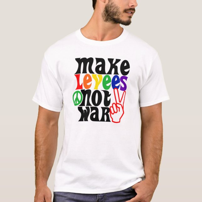 Machen Sie Empfang-nicht Krieg T-Shirt (Vorderseite)