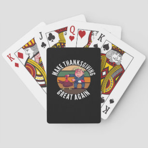 Machen Sie Erntedank wieder groß Trumpkin - Funny Spielkarten