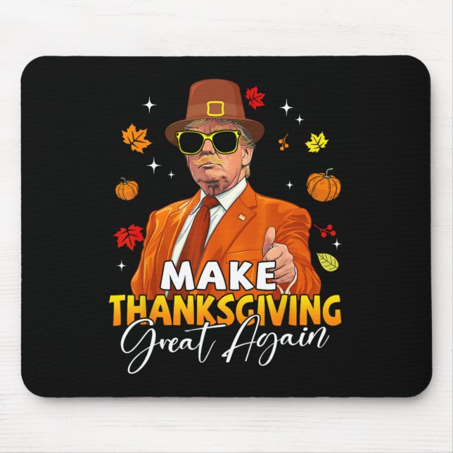 Machen Sie Erntedank wieder großartig Herbst Herbs Mousepad (Vorne)