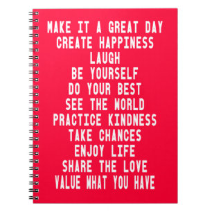 Machen Sie es ein großes TagesGrafikdesign durch Notizblock