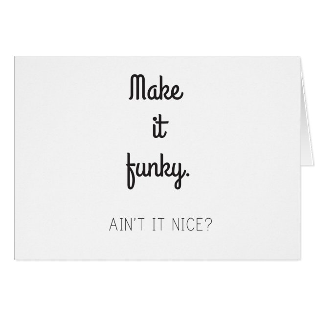 Machen Sie es flippig (Vorderseite (Horizontal))