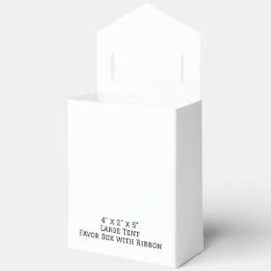 Machen Sie es Ihr Eigenes 4" x 2" x 5" großes Zelt Geschenkschachtel