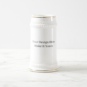 Machen Sie es Ihr eigenes Stein Blau Grau 22 oz We Bierglas