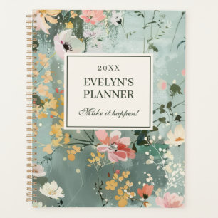 Machen Sie es in Florals Planer