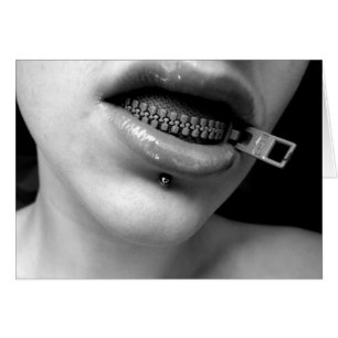 Machen Sie es Karte Reißverschluss zu