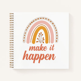 Machen Sie es möglich, boho Goals and Dreams Journ Notizbuch