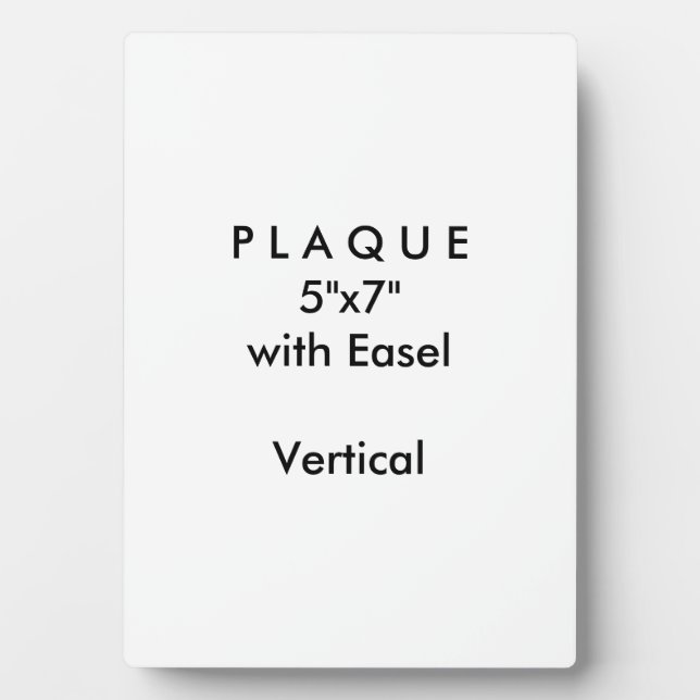 Machen Sie es selbst - 12x18 mit Easel Fotoplatte (Vorderseite)