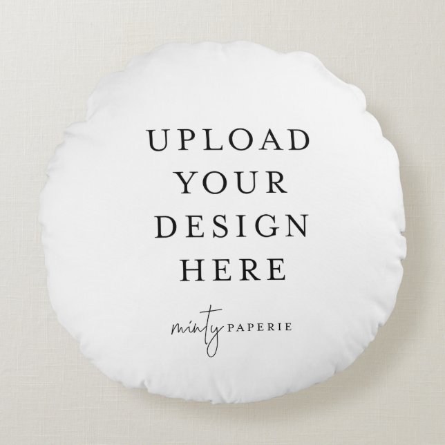 Machen Sie es selbst 16" Rundes Kissen (Vorderseite)