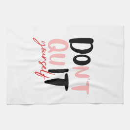 Machen Sie es selbst Geschirrtuch