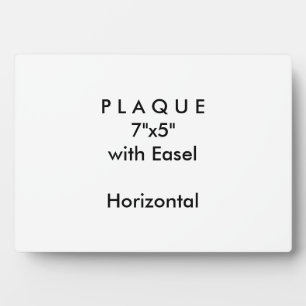 Machen Sie es selbst - Plaque 7x5 mit Easel Fotoplatte