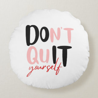 Machen Sie es selbst Rundes Kissen