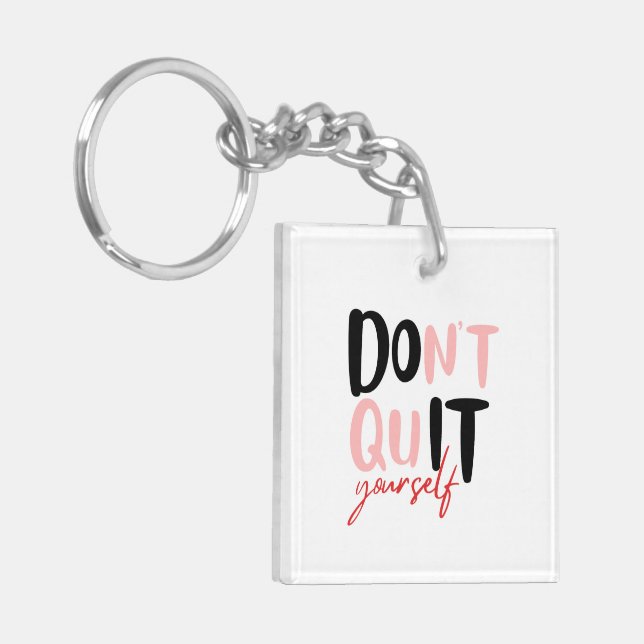 Machen Sie es selbst Schlüsselanhänger (Vorderseite links)