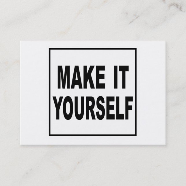 Machen Sie es sich kundenspezifische Visitenkarten Visitenkarte (Vorderseite)