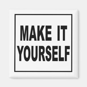 Machen Sie es sich selbst zu benutzerdefinierten M Magnet