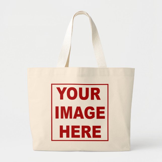 Machen Sie es sich Taschen-Tasche Jumbo Stoffbeutel (Vorne)