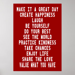 Machen Sie es zu einem großartigen inspirierenden  Poster