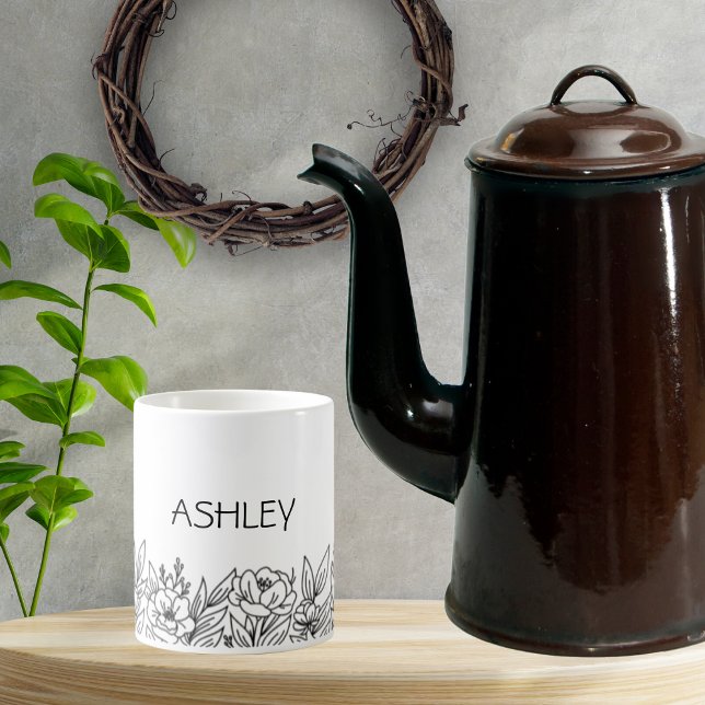 Machen Sie es zu Ihrem Bauernhaus Blumenkohl Kaffe Kaffeetasse (Von Creator hochgeladen)