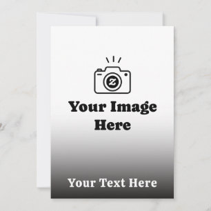 Machen Sie es zu Ihrem mit Lieblingsfoto und Text Save The Date
