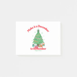 Machen Sie es zum Dezember Post-it Klebezettel