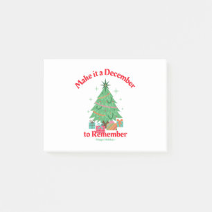 Machen Sie es zum Dezember Post-it Klebezettel