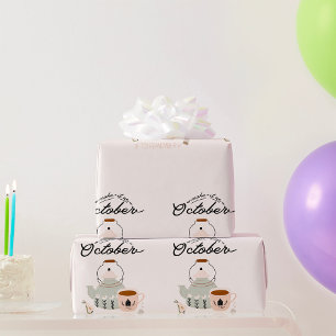 Machen Sie es zum Oktober Geschenkpapier