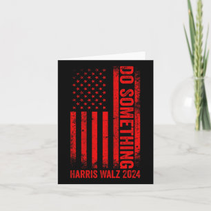 Machen Sie etwas Kamala Harris Waltz 2024 Red Usa  Karte