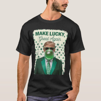 Machen Sie Glück wieder groß Trump blasen Blase Gu T-Shirt