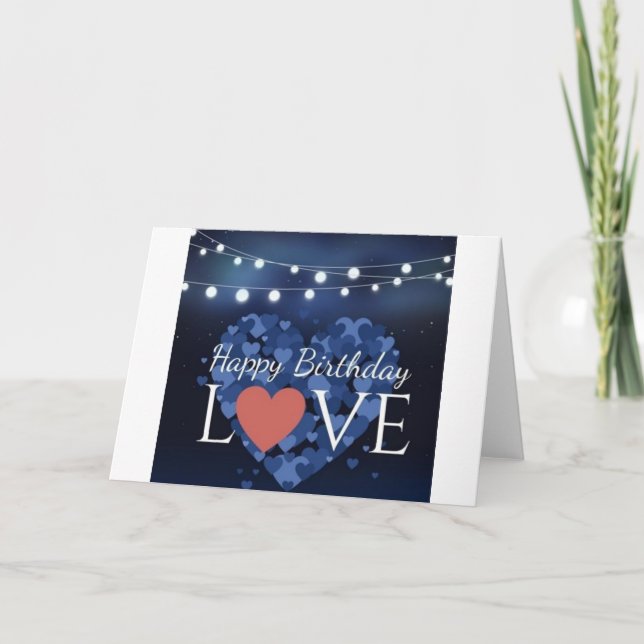 MACHEN SIE "GLÜCKLICH" FÜR IHREN GEBURTSTAG KARTE (Vorderseite)