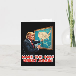 Machen Sie Golf wieder großartig Trump willkommen Karte