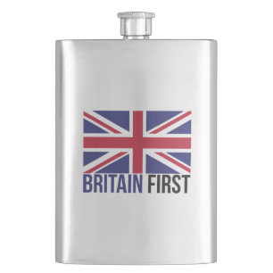 Machen Sie Großbritannien große wieder Flagge Flachmann