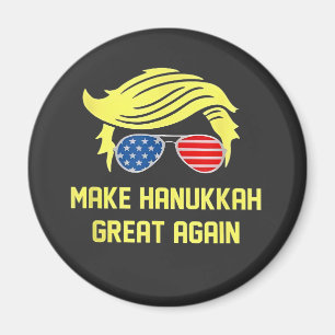 Machen Sie Hanukkah wieder großartig Trump jüdisch Magnet
