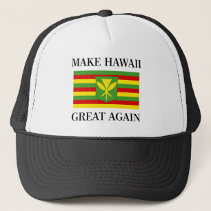 MACHEN Sie HAWAII GROSSE WIEDER - Kanaka Maoli Truckerkappe