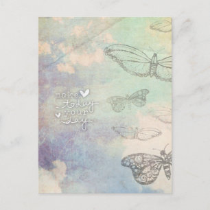 Machen Sie heute Ihren Tag Postkarte