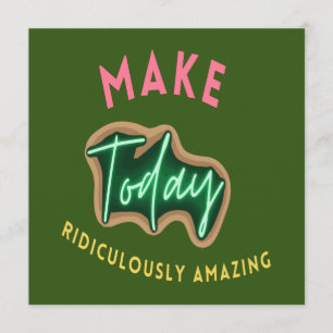 Machen Sie heute lächerlich phantastisch Menükarte