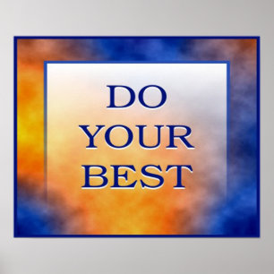 MACHEN SIE IHR BESTES POSTER