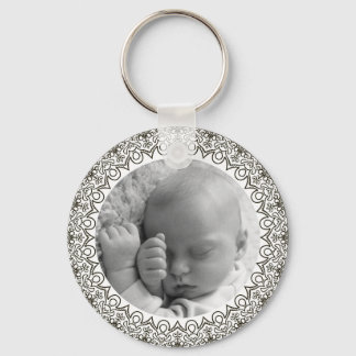 Machen Sie Ihr eigenes Baby Foto Schlüsselanhänger