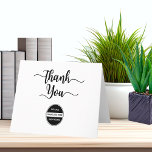 Machen Sie Ihr eigenes Geschäft dankbar Dankeskarte<br><div class="desc">Elegante Visitenkarten mit einem Logo-Template können Sie einfach mit Ihrem eigenen Firmenlogo,  Foto oder Grafik austauschen und mit einer Textvorlage im Inneren sowie einer Logovorlage auf der Kartenrückseite versehen,  die Sie auch verwenden oder entfernen können,  wenn Sie möchten. Für den beruflichen Einsatz in Unternehmen oder kleinen Unternehmen.</div>
