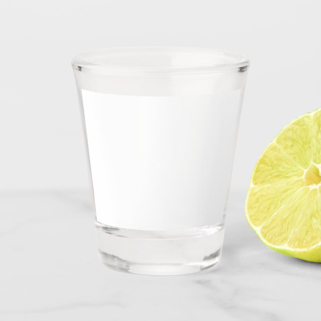 Machen Sie Ihr eigenes, individualisierbares Shoot Schnapsglas (Vorderseite)