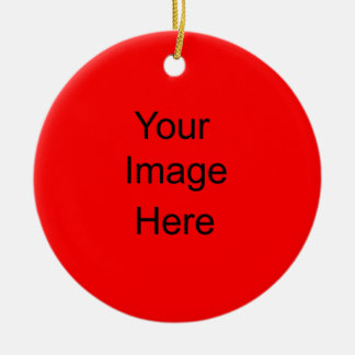 Machen Sie Ihr eigenes kundenspezifisches rundes Keramik Ornament