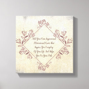 Machen Sie Ihr eigenes Motivierend Angebot Leinwanddruck