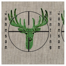 Machen Sie Ihr eigenes Rotwild-Jagd-Logo Stoff